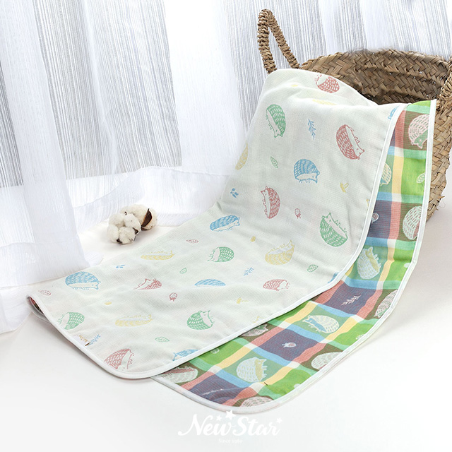 NewStar 四層紗嬰兒被l嬰兒毯-100%純棉紗 布被 寶寶新生兒蓋被(輕盈空氣感透氣柔軟)