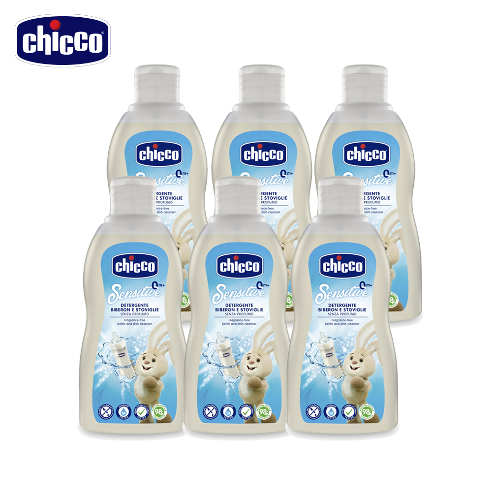 【chicco】奶瓶食器清潔劑300mlx6入(箱購)