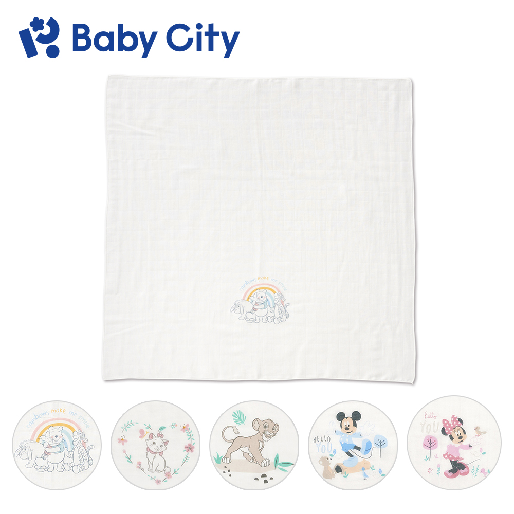 【Baby City 娃娃城】迪士尼紗布多用途紗布巾(五款)