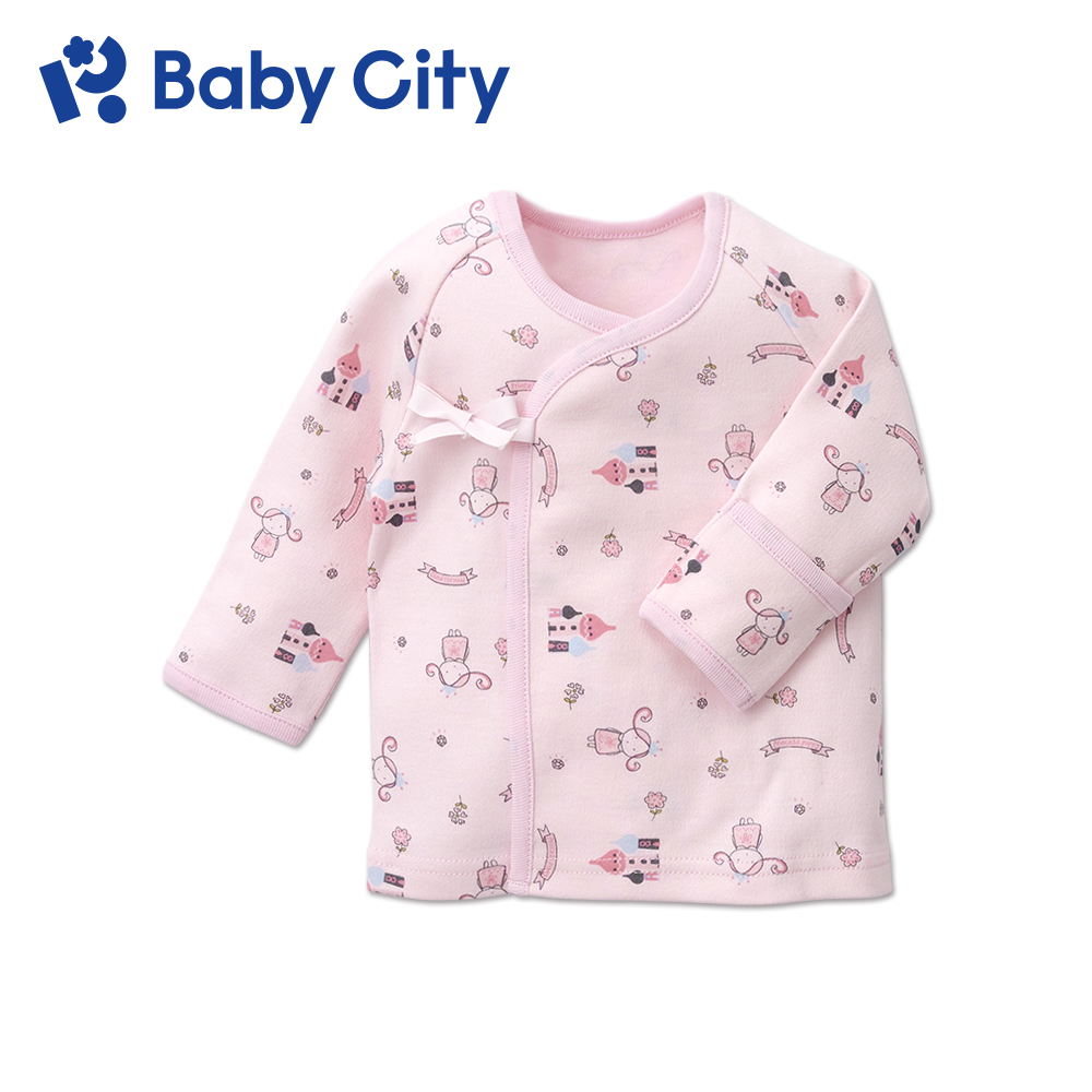 【Baby City 娃娃城】美棉長袖肚衣/公主粉(XS/S)