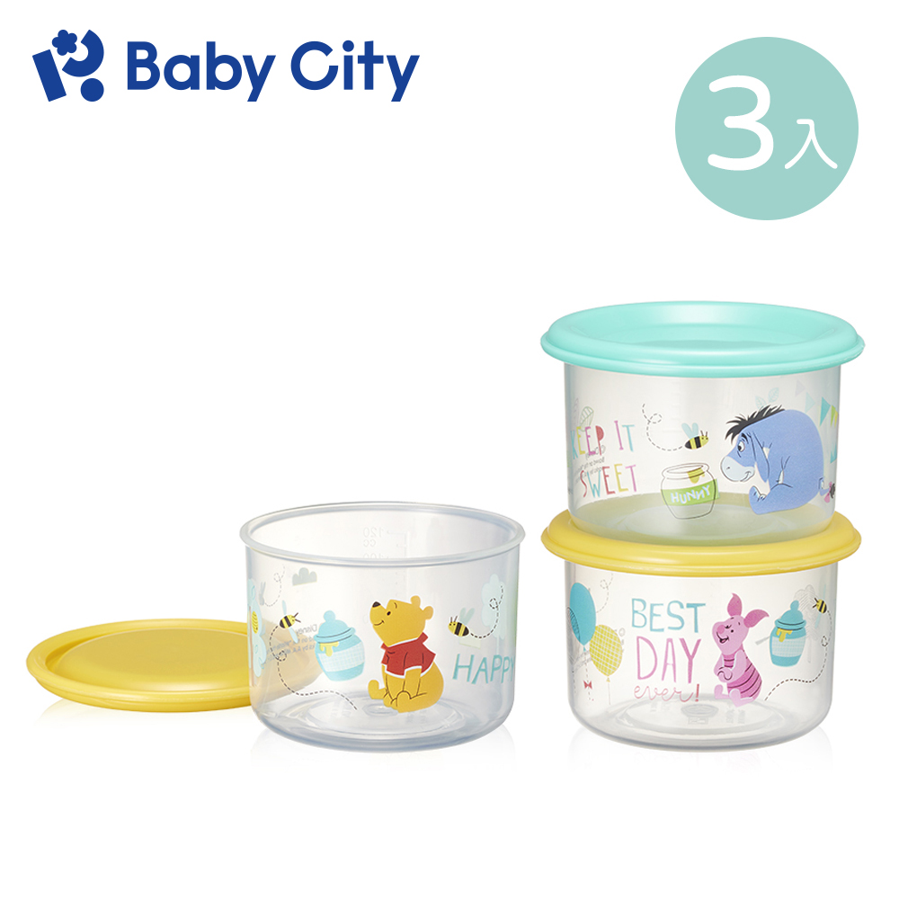 【Baby City 娃娃城】迪士尼保鮮收納盒(3入)