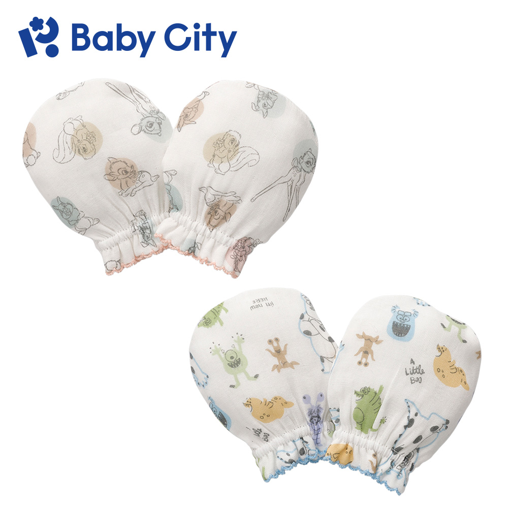 【Baby City 娃娃城】迪士尼紗布手套(兩款)