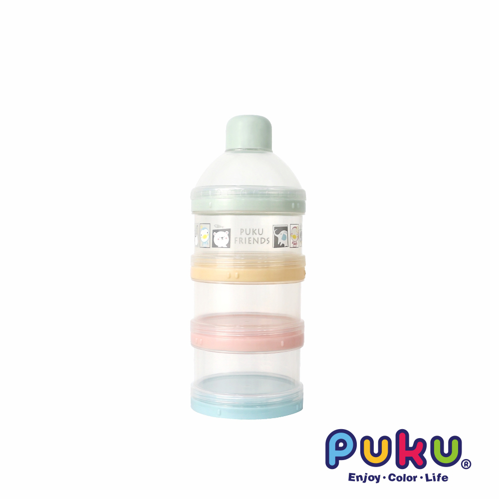 PUKU彩色三層奶粉盒