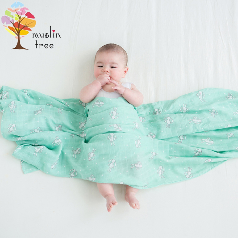 【Mesenfants】Muslin tree童趣系雙層紗包巾嬰兒空調蓋被