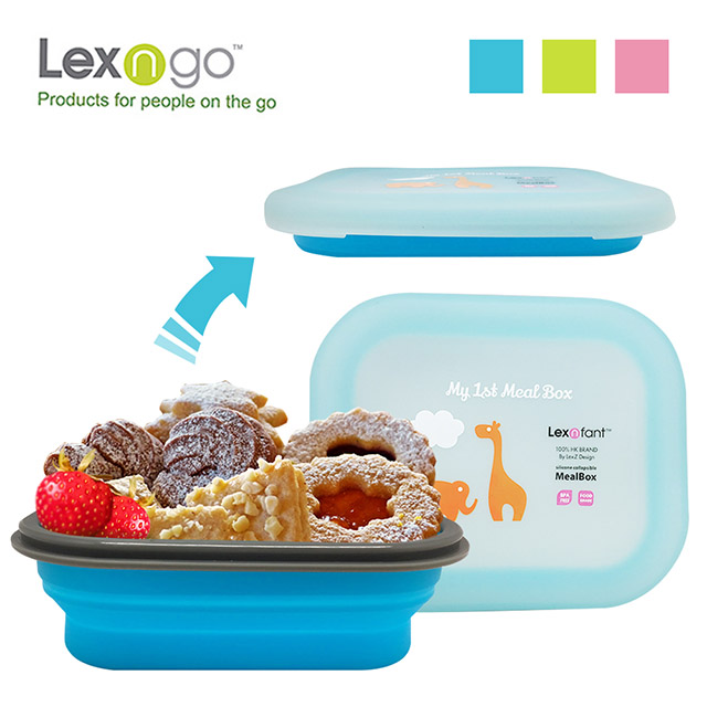 Lexngo兒童矽膠餐盒-大