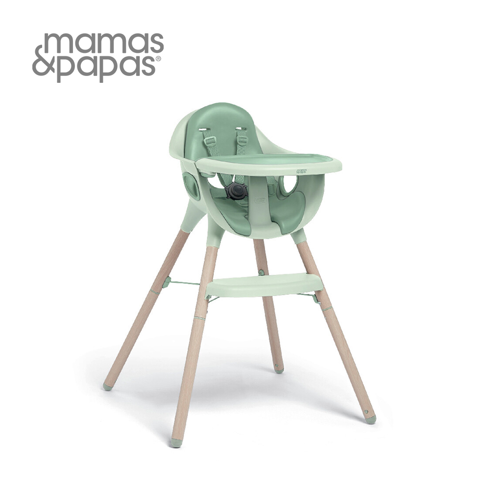 Mamas&Papas Juice兩階段高腳餐椅-羅勒綠