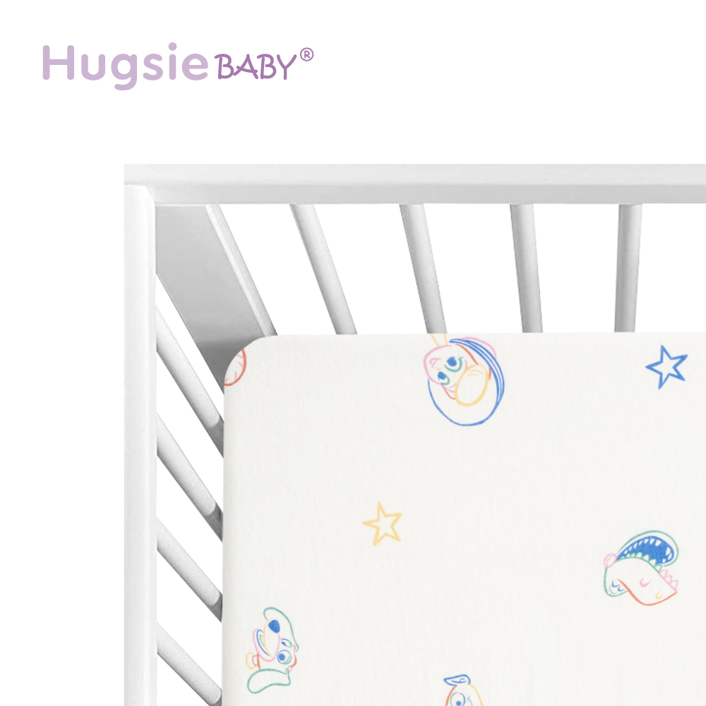 HugsieBABY德國氧化鋅抗菌嬰兒床單-玩具總動員款70×130
