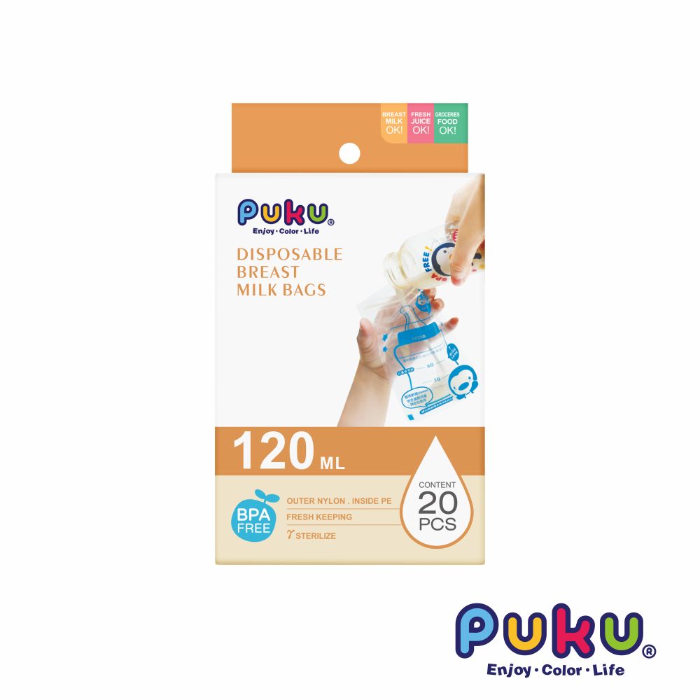 PUKU 母乳儲存袋120ml-20枚入