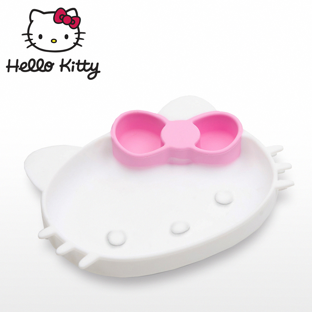 美國 Bumkins 矽膠餐盤(Hello Kitty)
