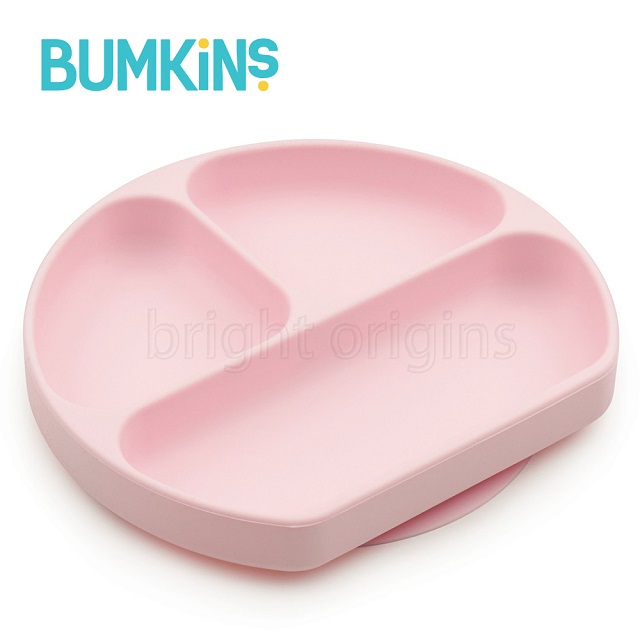 美國 Bumkins 矽膠餐盤(粉色)