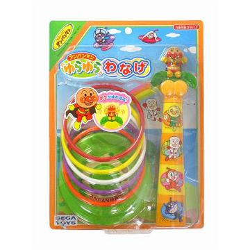 日本 Anpanman 麵包超人 套圈圈玩具