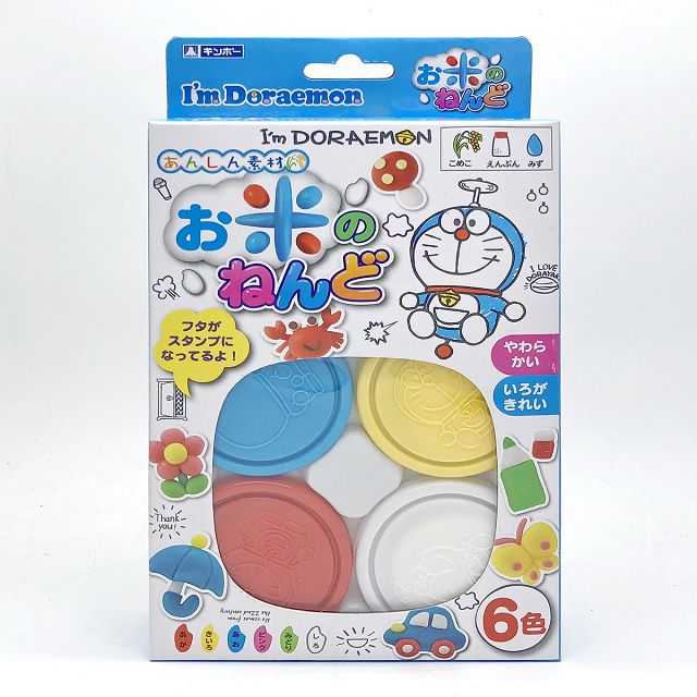 日本 Gincho Im Doraemon 哆啦a夢 米黏土6色組(2469)