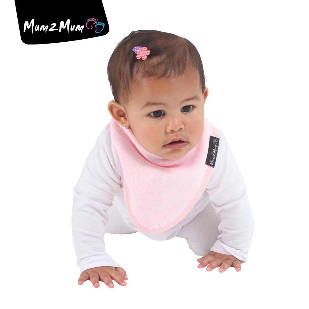 Mum 2 Mum 機能型神奇三角口水巾圍兜-粉紅