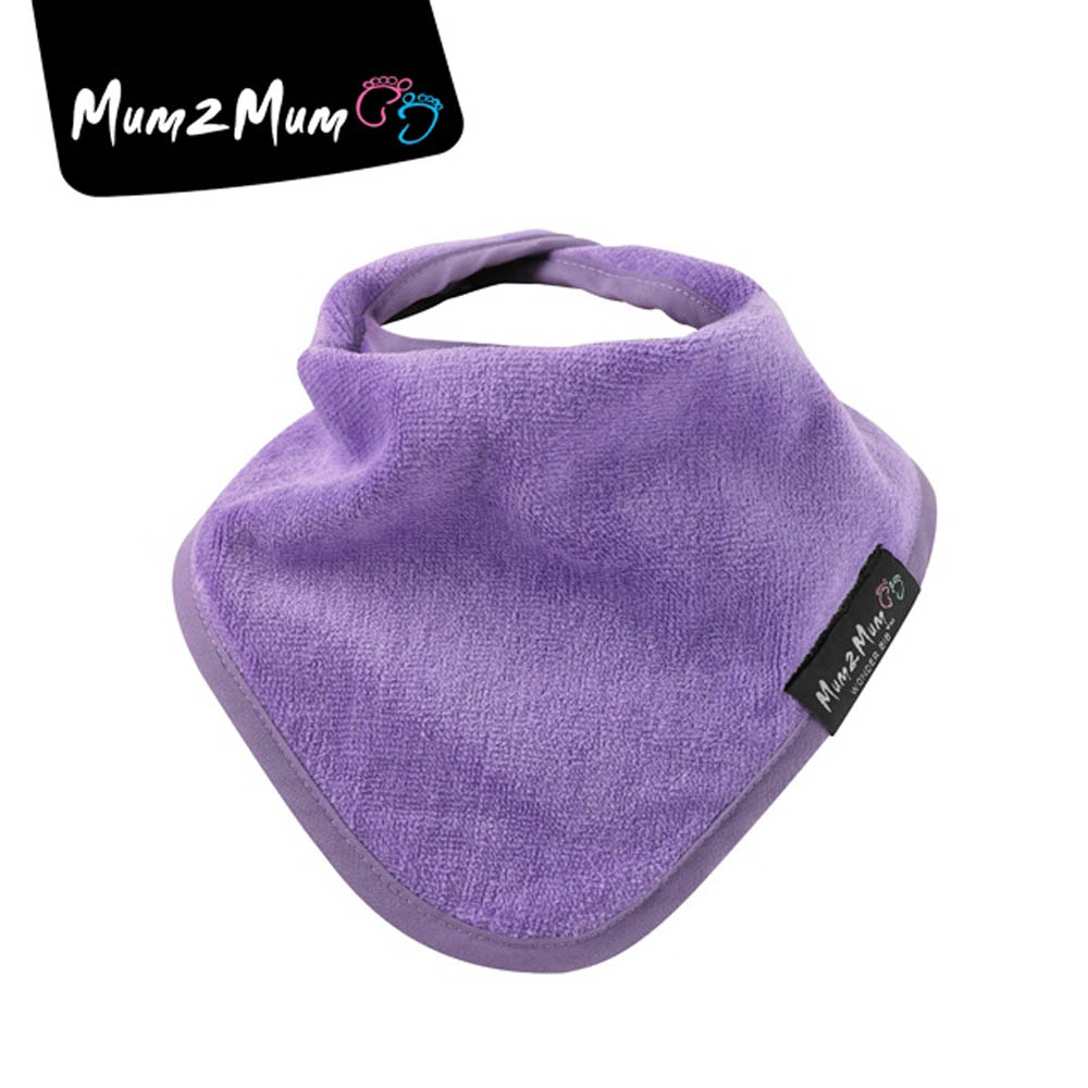 Mum 2 Mum 機能型神奇三角口水巾圍兜-紫