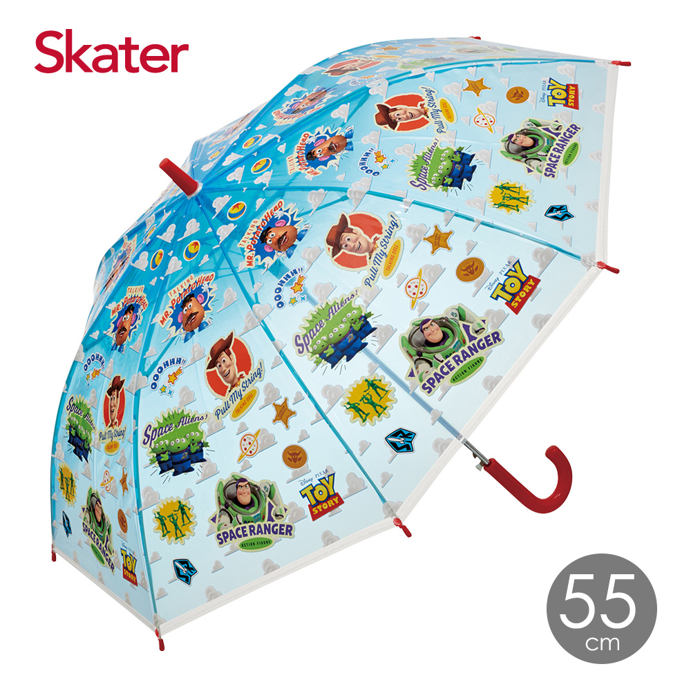 Skater透明雨傘(55cm)玩具總動員