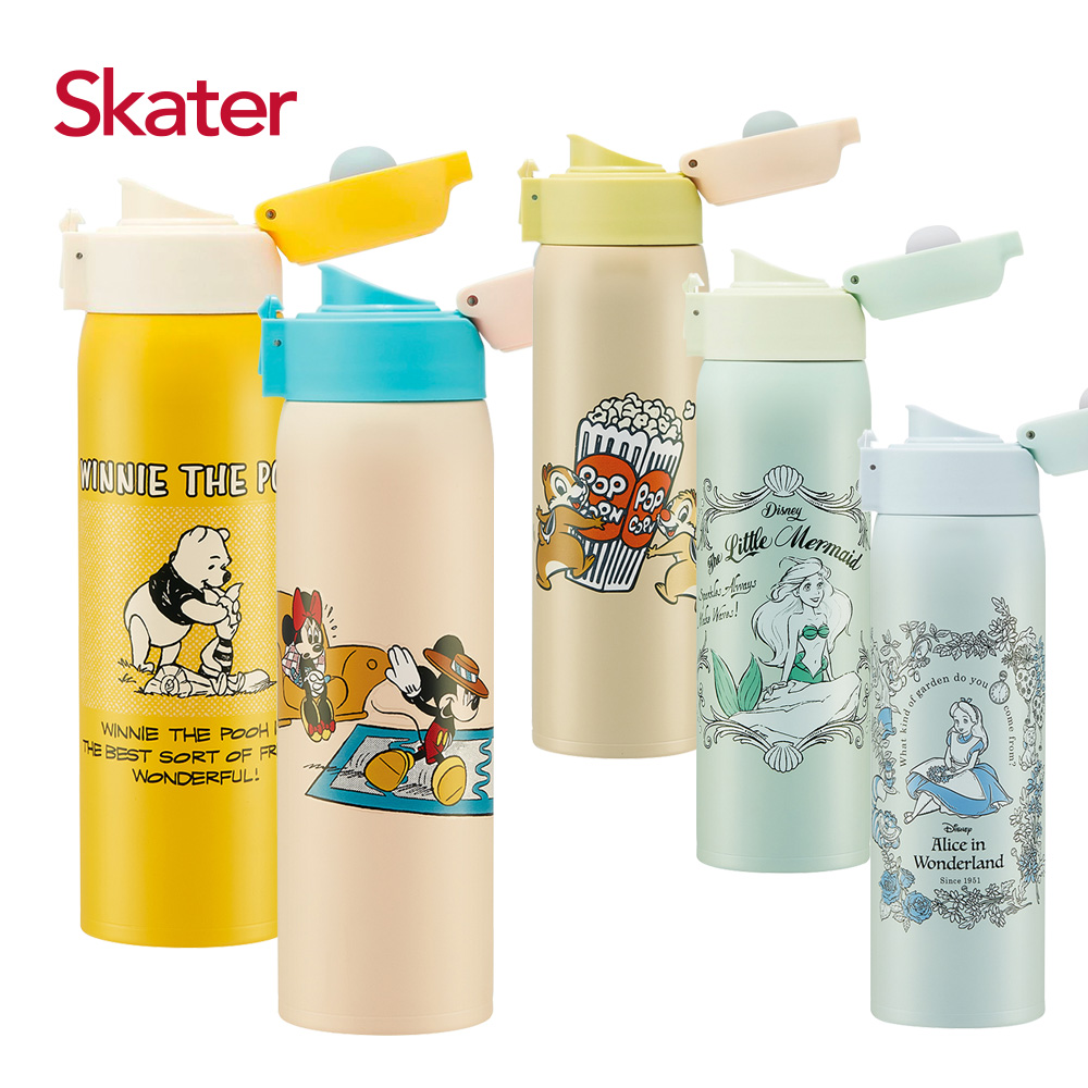 Skater不鏽鋼真空保溫瓶(480ml) 多款可選