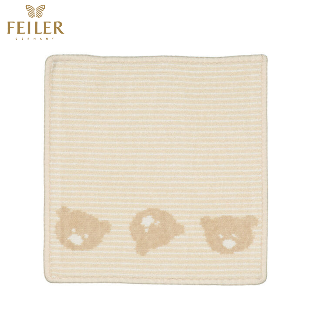 【Feiler】湯姆小熊方巾(25x25)