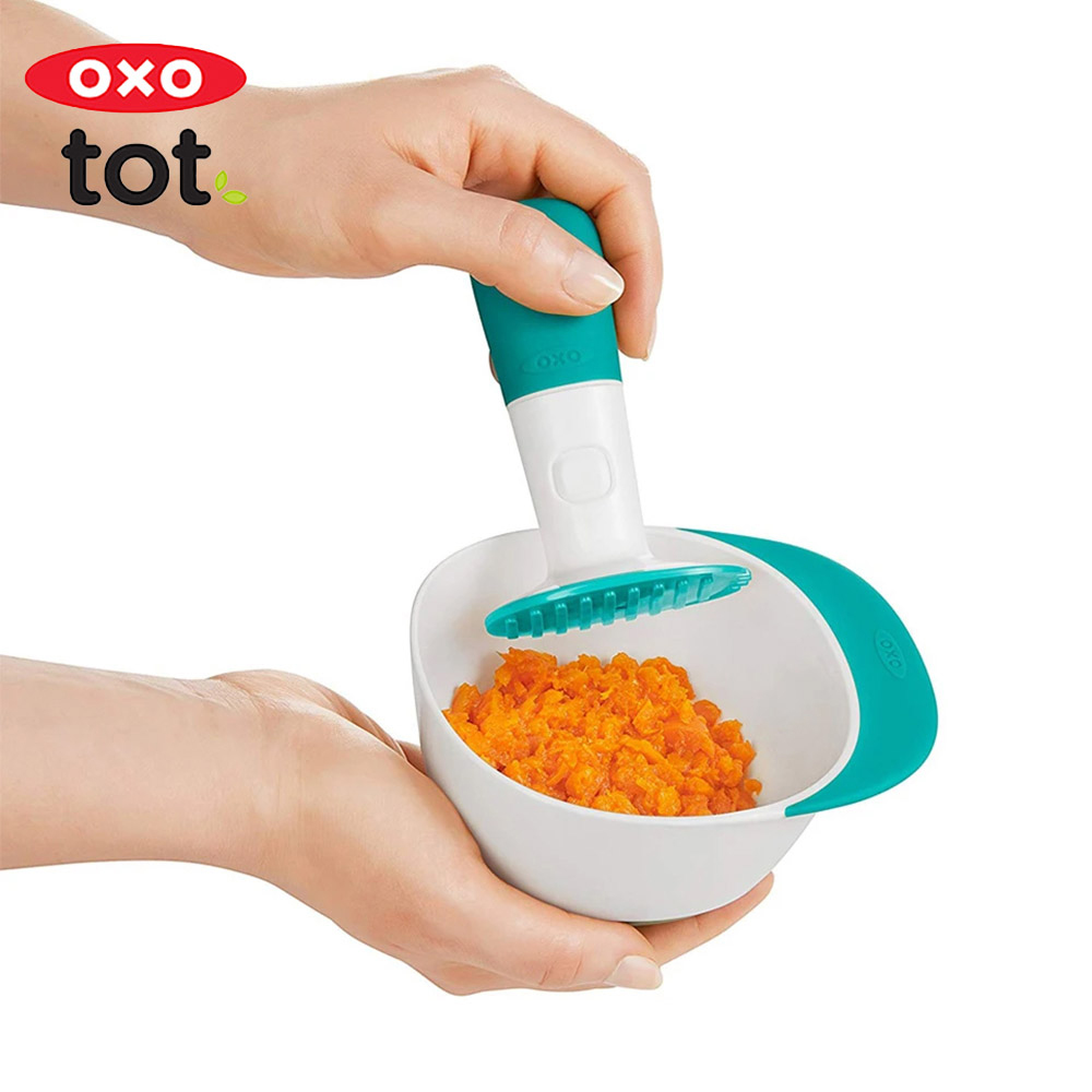 OXO tot好滋味研磨碗 靚藍綠