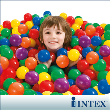 INTEX 100顆遊戲球(直徑6.5cm)