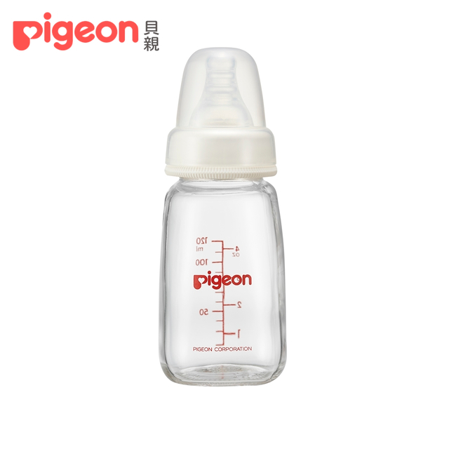 【Pigeon 貝親】一般口徑玻璃奶瓶120ml