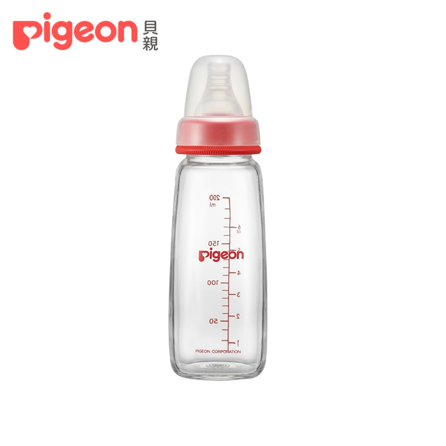 【Pigeon 貝親】一般口徑玻璃奶瓶200ml