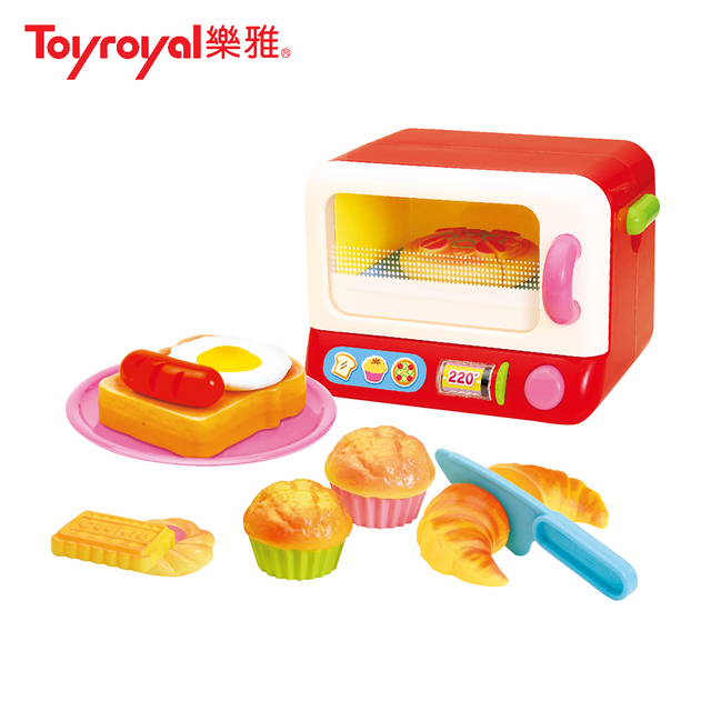 【Toyroyal 樂雅】家家酒玩具 生活小達人-烤麵包機