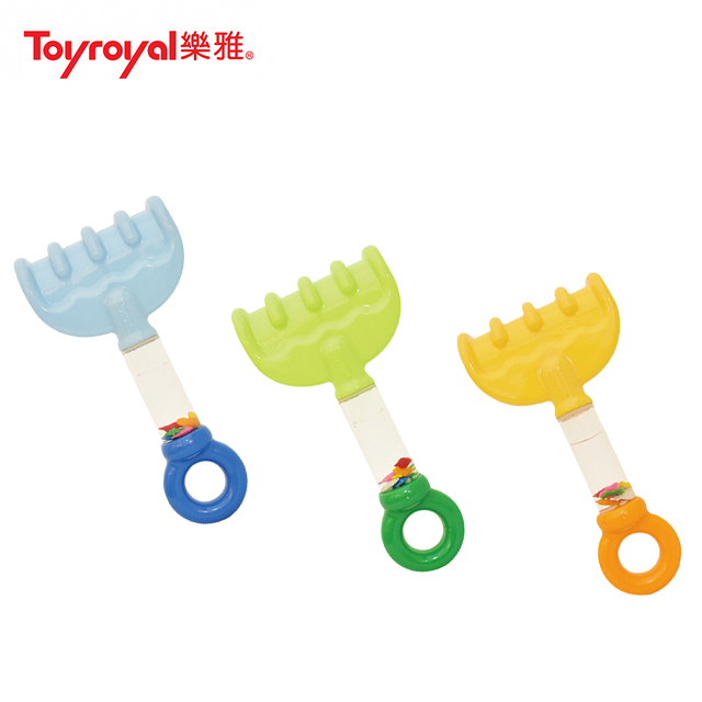 【Toyroyal 樂雅】沙灘玩具 繽紛系列-海星沙灘耙