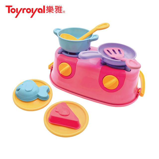 【Toyroyal 樂雅】沙灘玩具-廚房組