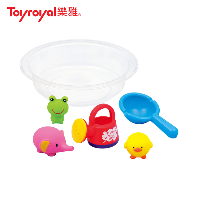 【Toyroyal 樂雅】洗澡玩具-歡樂洗澡組