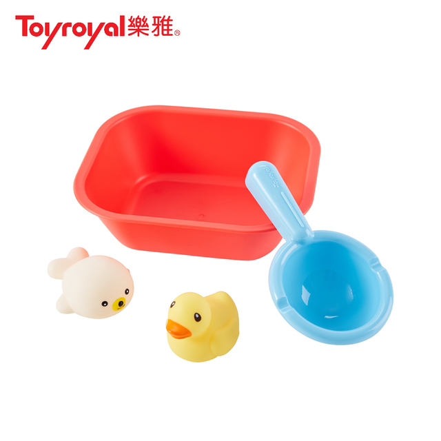 【Toyroyal 樂雅】洗澡玩具-FLEX歡樂海豹組