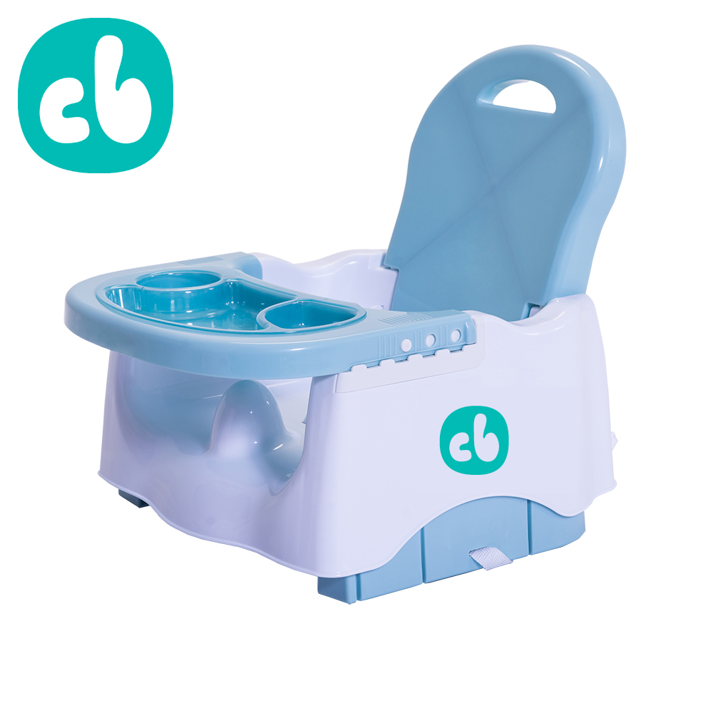 【Creative Baby】攜帶式輔助餐椅(Booster Seat)(藍色)