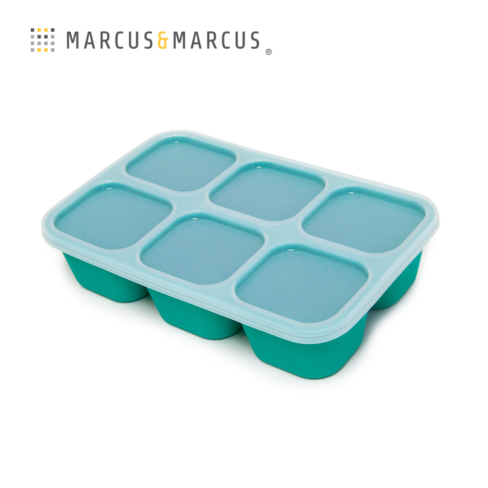 MARCUS＆MARCUS 動物樂園造型矽膠副食品分裝保存盒-大象