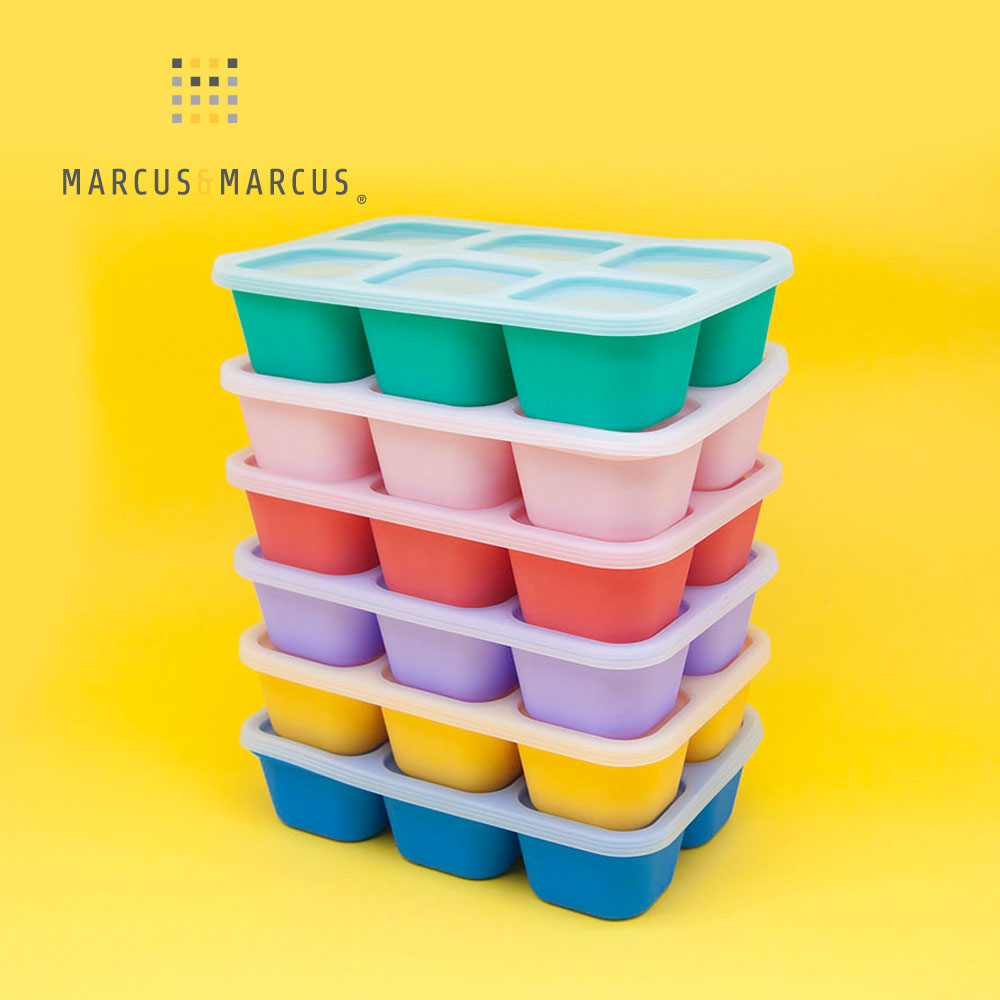 MARCUS＆MARCUS 矽膠分裝保存盒 3入組 - 多款任選