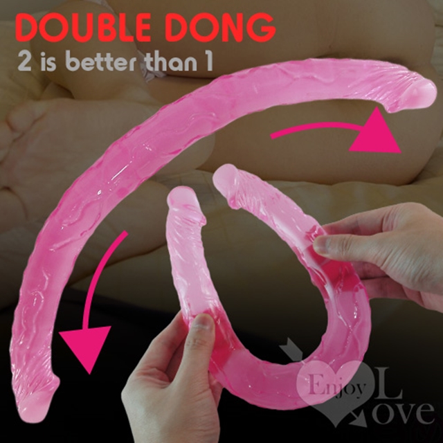DOUBLE DONG 果凍老二型雙頭龍