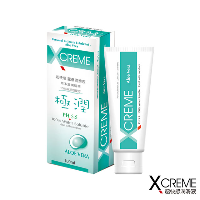 X-CREME超快感水溶性草本潤滑液系列 蘆薈潤滑液100ml