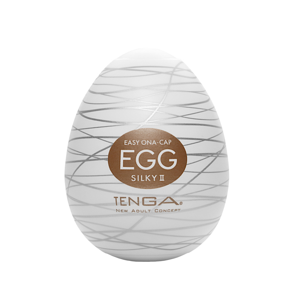 日本TENGA-EGG-018 SILKY II自慰蛋(濃厚織紋)