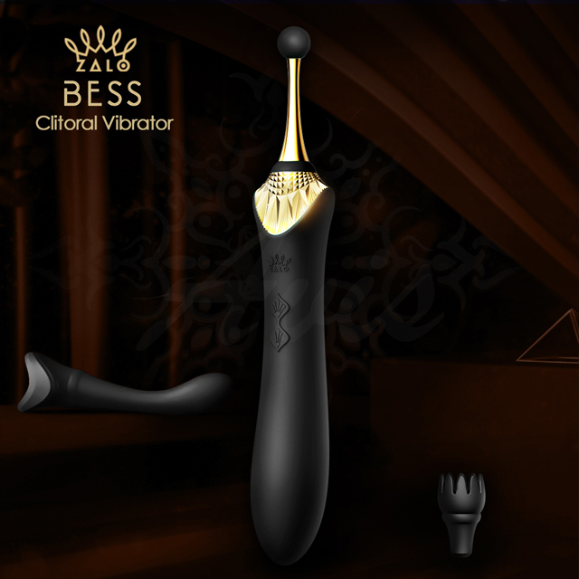 Zalo Bess 秒高潮陰蒂按摩器-黑色 按摩棒 情趣用品
