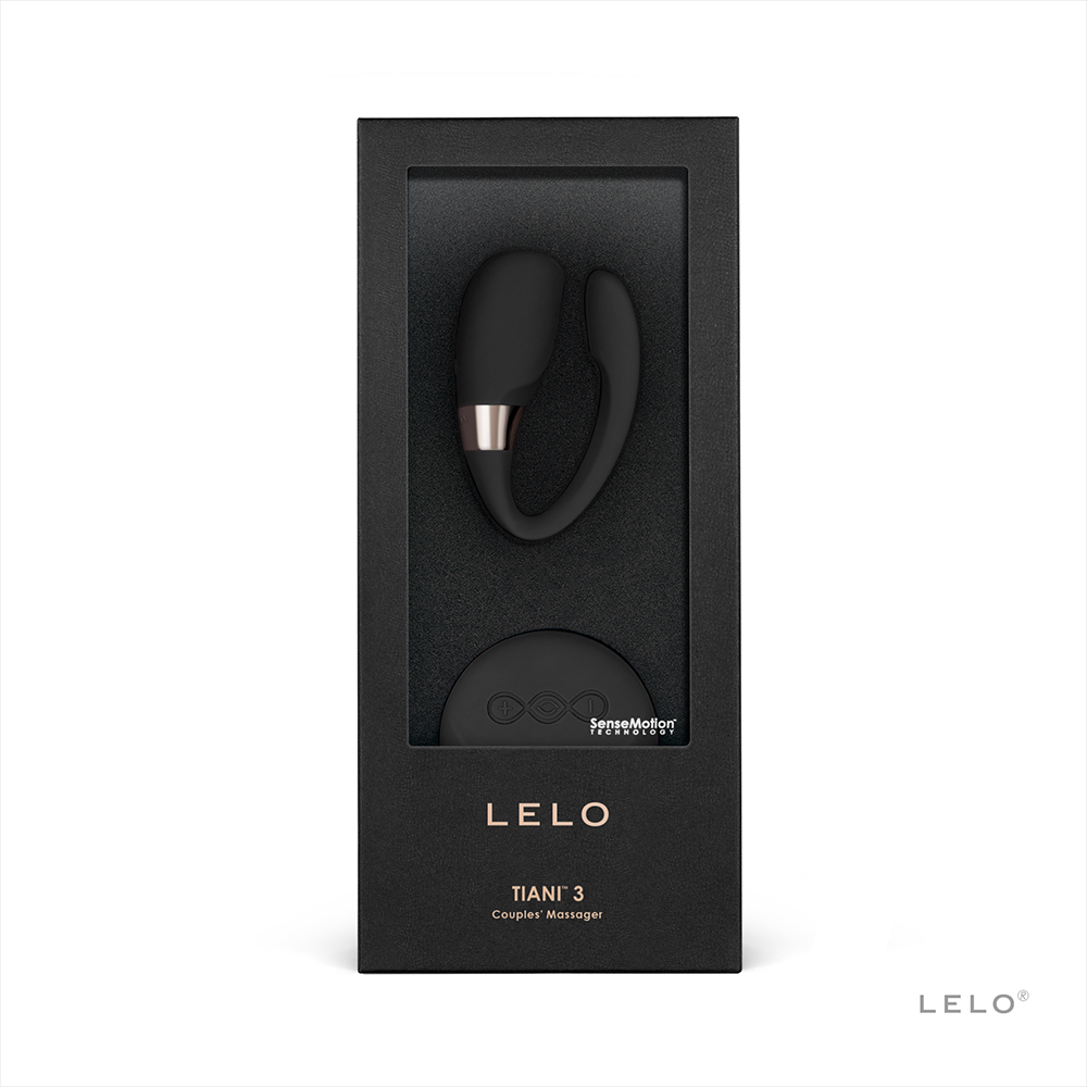 瑞典LELO-Tiani蒂阿妮 3代 遙控情侶共震按摩器-公爵黑