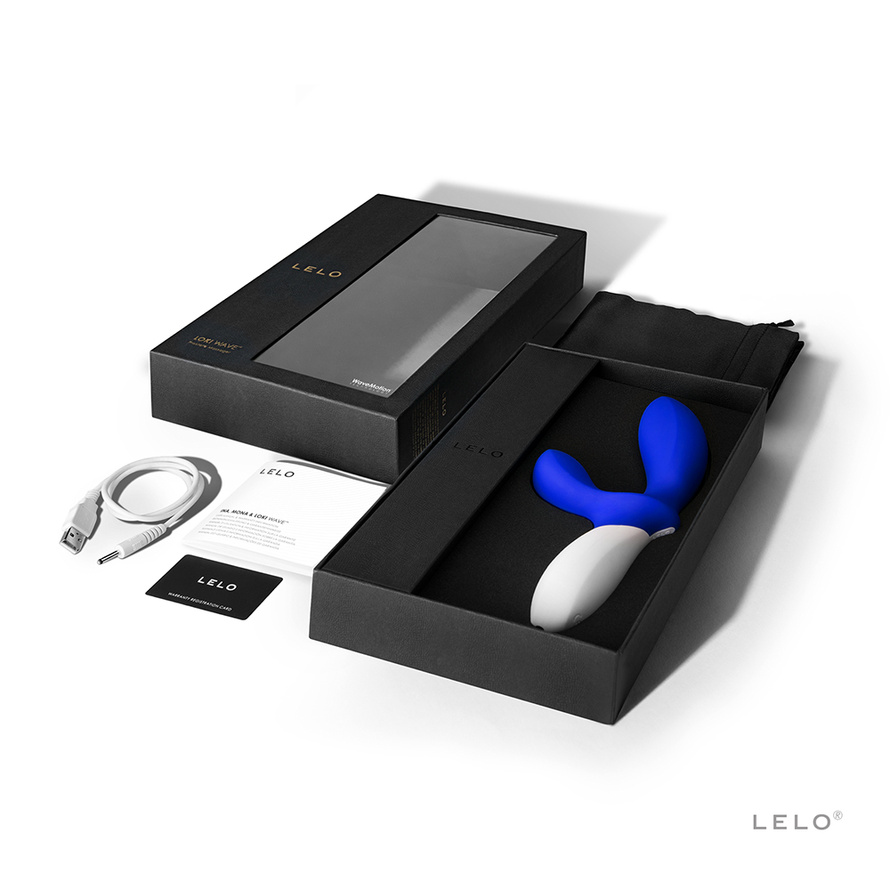 瑞典LELO LOKI WAVE 洛基 浪潮 首創仿手指挑逗技術 G點前列腺按摩棒 寶石藍