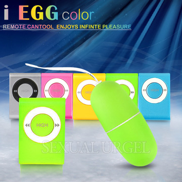i-EGG-我的顏色我做主 100頻防水靜音遙控跳蛋-綠