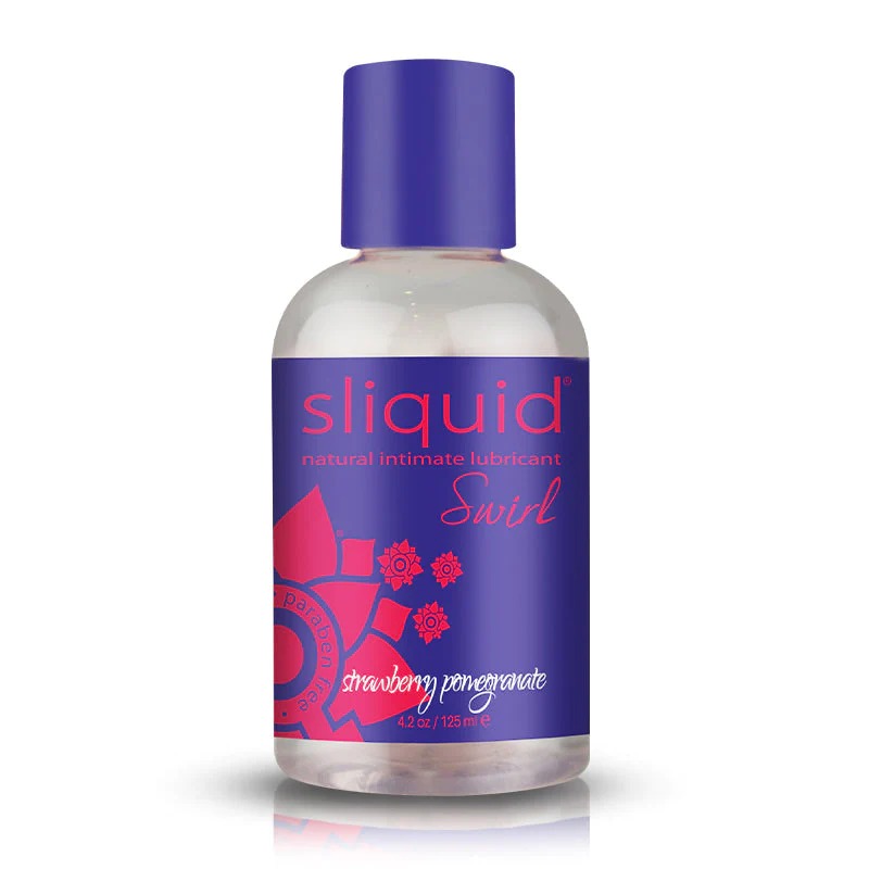 美國Sliquid Naturals Swirl 草莓石榴 果味潤滑液 125ml