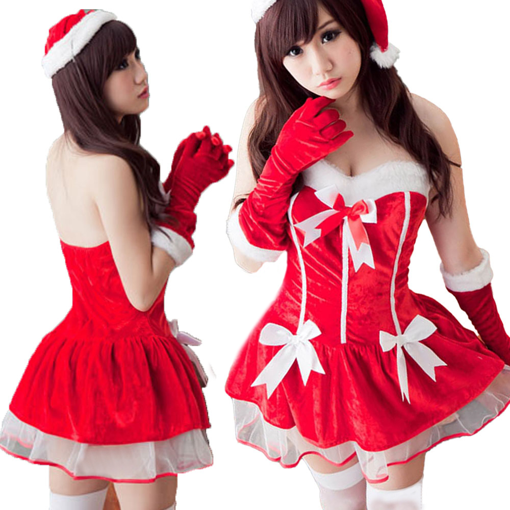 聖誕服聖誕裝 大尺碼角色扮演聖誕裝 性感聖誕服 聖誕節服裝角色扮演制服派對服＊流行E線F010