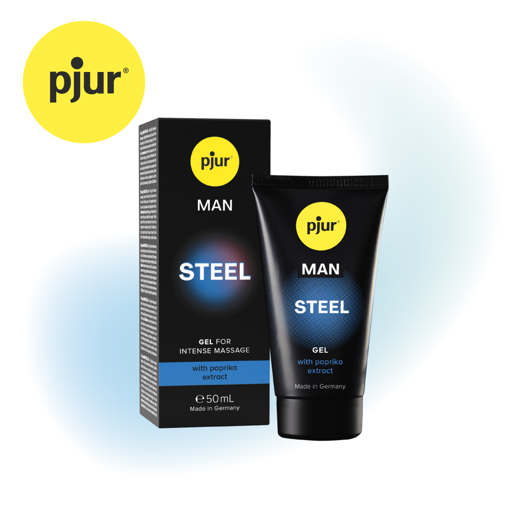 德國pjur 碧宜潤 MAN STEEL Gel 鋼鐵英雄男性活力保養凝膠