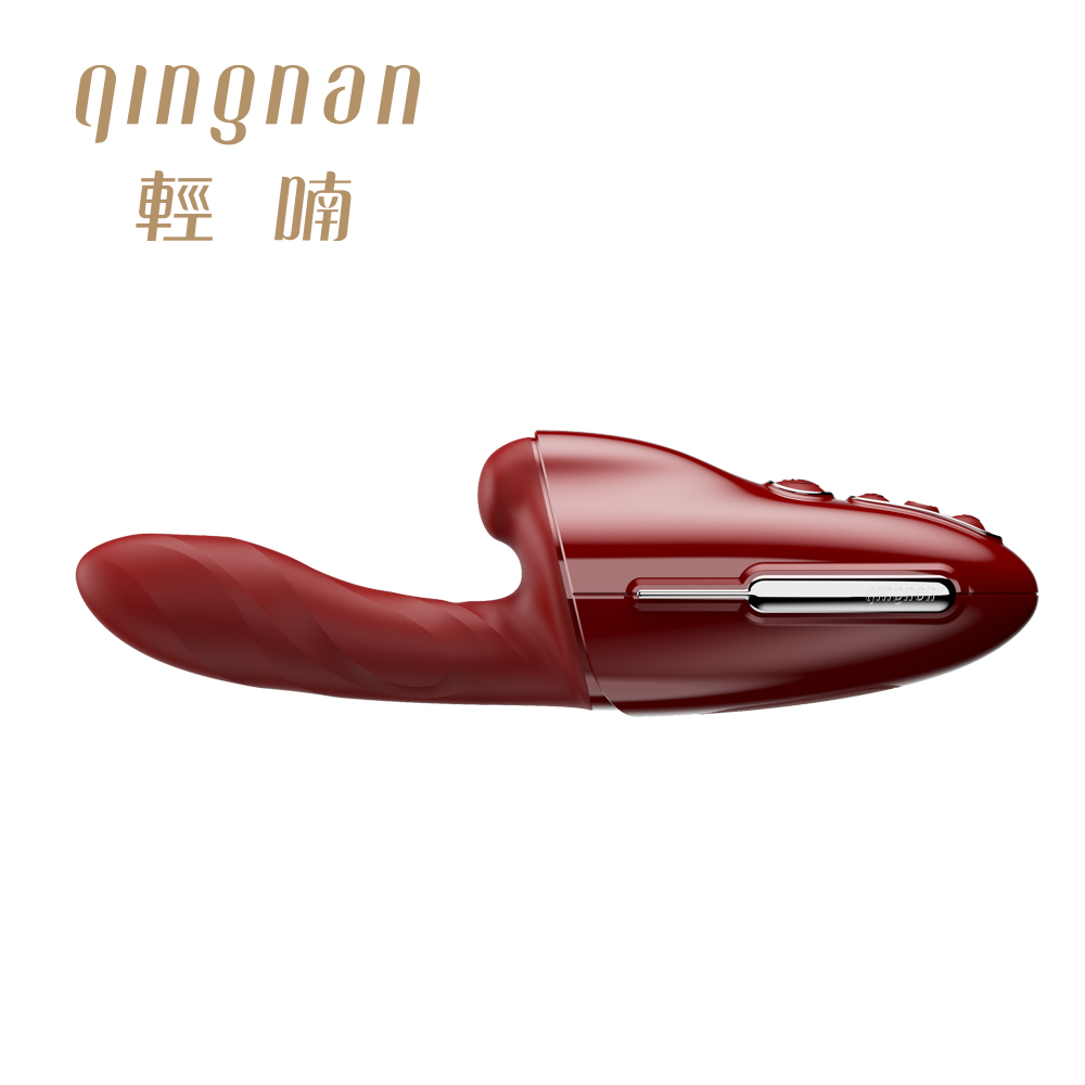 輕喃 qingnan #9 伸縮旋轉加溫炮機套組(紅)