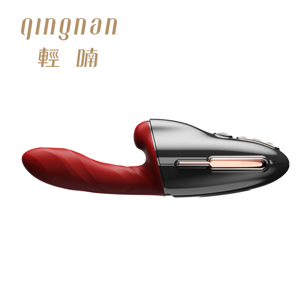 輕喃 qingnan #9 伸縮旋轉加溫炮機套組(黑紅)
