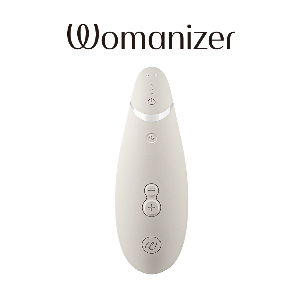 德國Womanizer Premium 2 吸吮愉悅器 |白灰