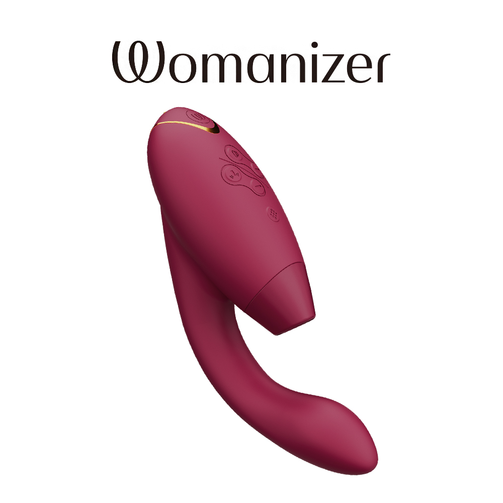 德國 Womanizer Duo2 震動 · 吸吮愉悅器 | 酒紅