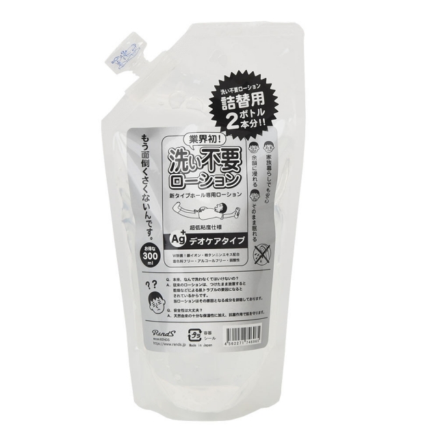 日本RENDS免清洗超低黏度-抗菌型水溶性潤滑液300ml補充包