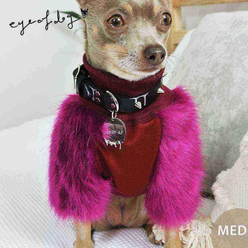 eye of dog 人造皮草 醬果梅 MED