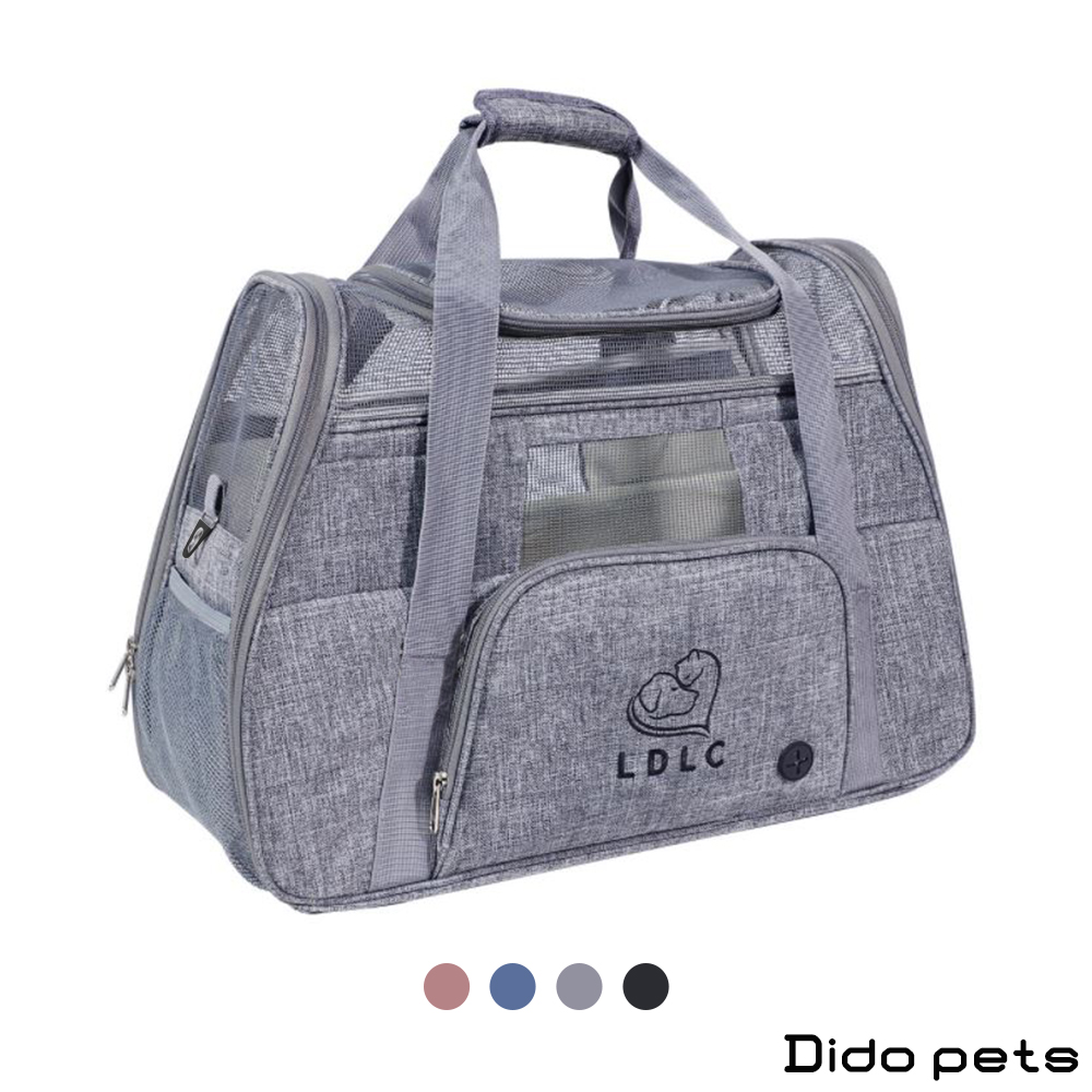 【Dido Pets】加大款 手提式 簡約帆布寵物外出袋 (PT032)